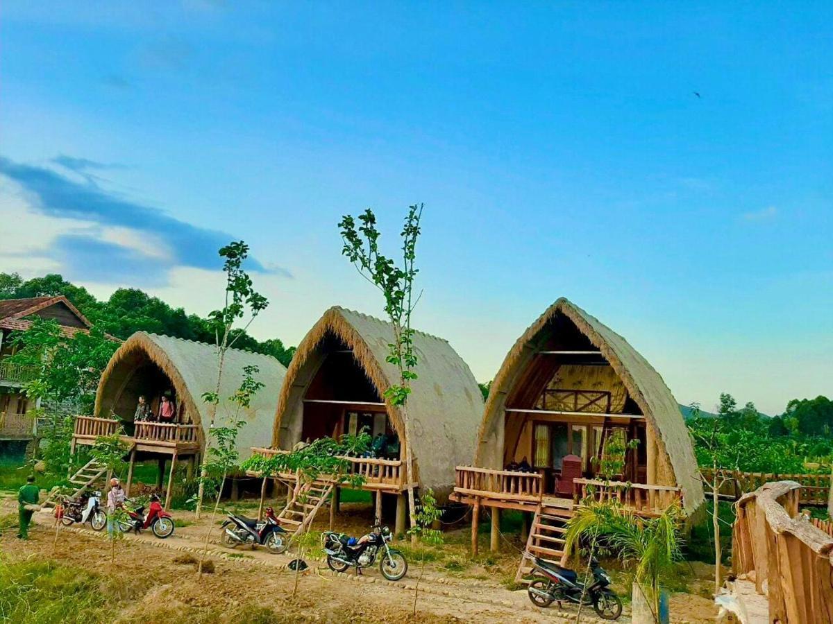 Rice Straw Green Lodge- Resort Quan Tom المظهر الخارجي الصورة