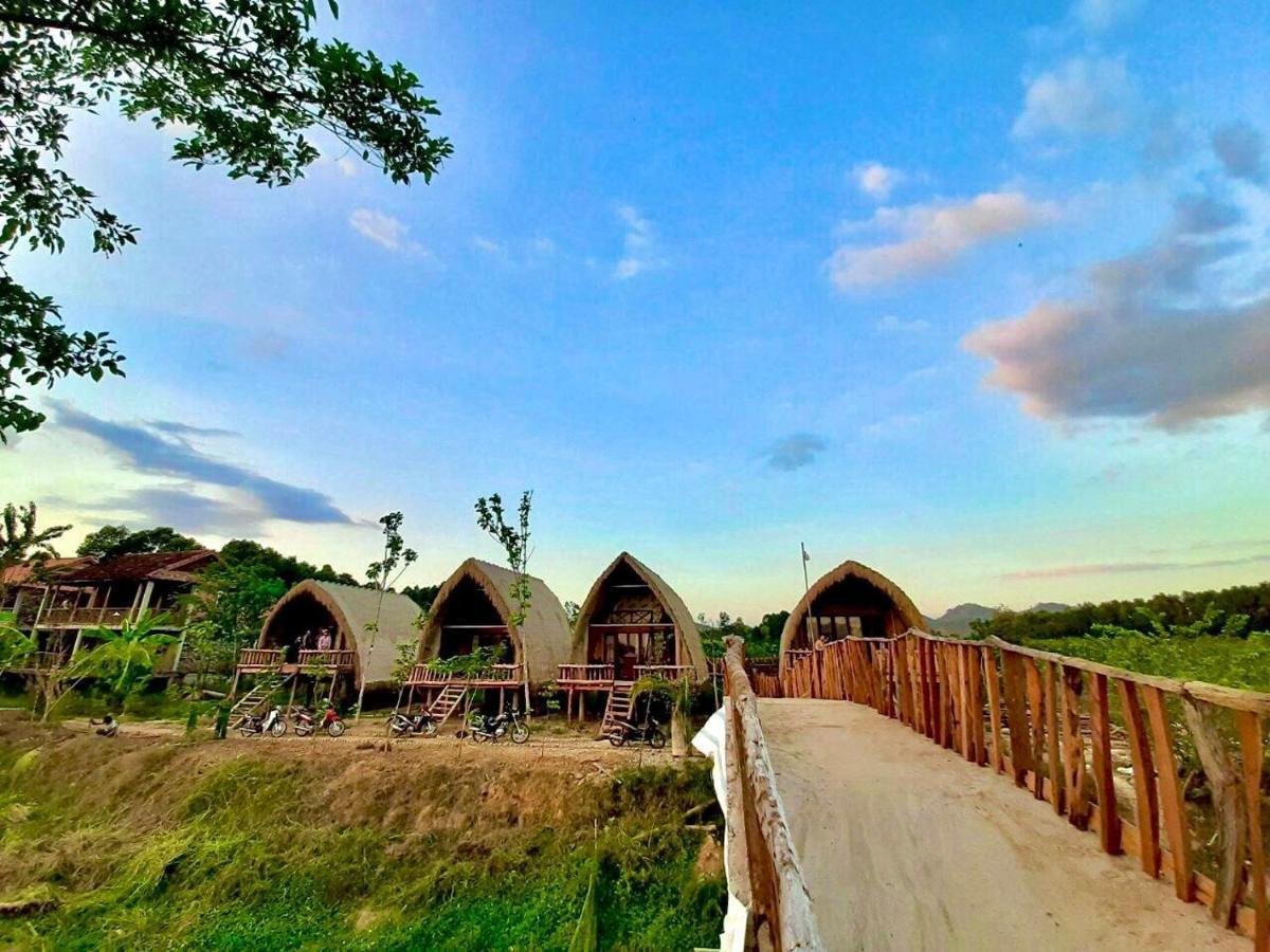 Rice Straw Green Lodge- Resort Quan Tom المظهر الخارجي الصورة
